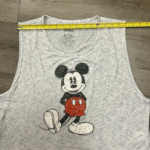 3 for $20 Disney grey MickeyMouse XL tank - super soft and comfy - Picture 4 of 6